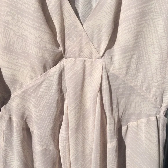 🌟Host Pick🌟 Witchery Beige Loose Fitted Midi Dress Size L/14 - Picture 6 of 15